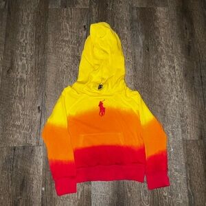 Ralph Lauren Yellow to Red Ombre‎ Hoodie